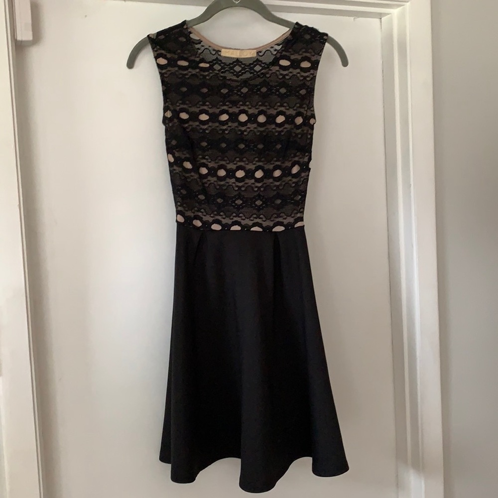 Lace top dress